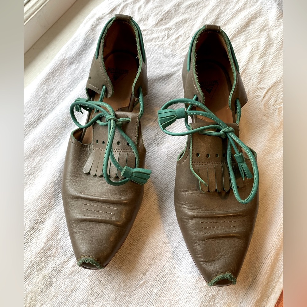 Fluevog moccasin style loafers